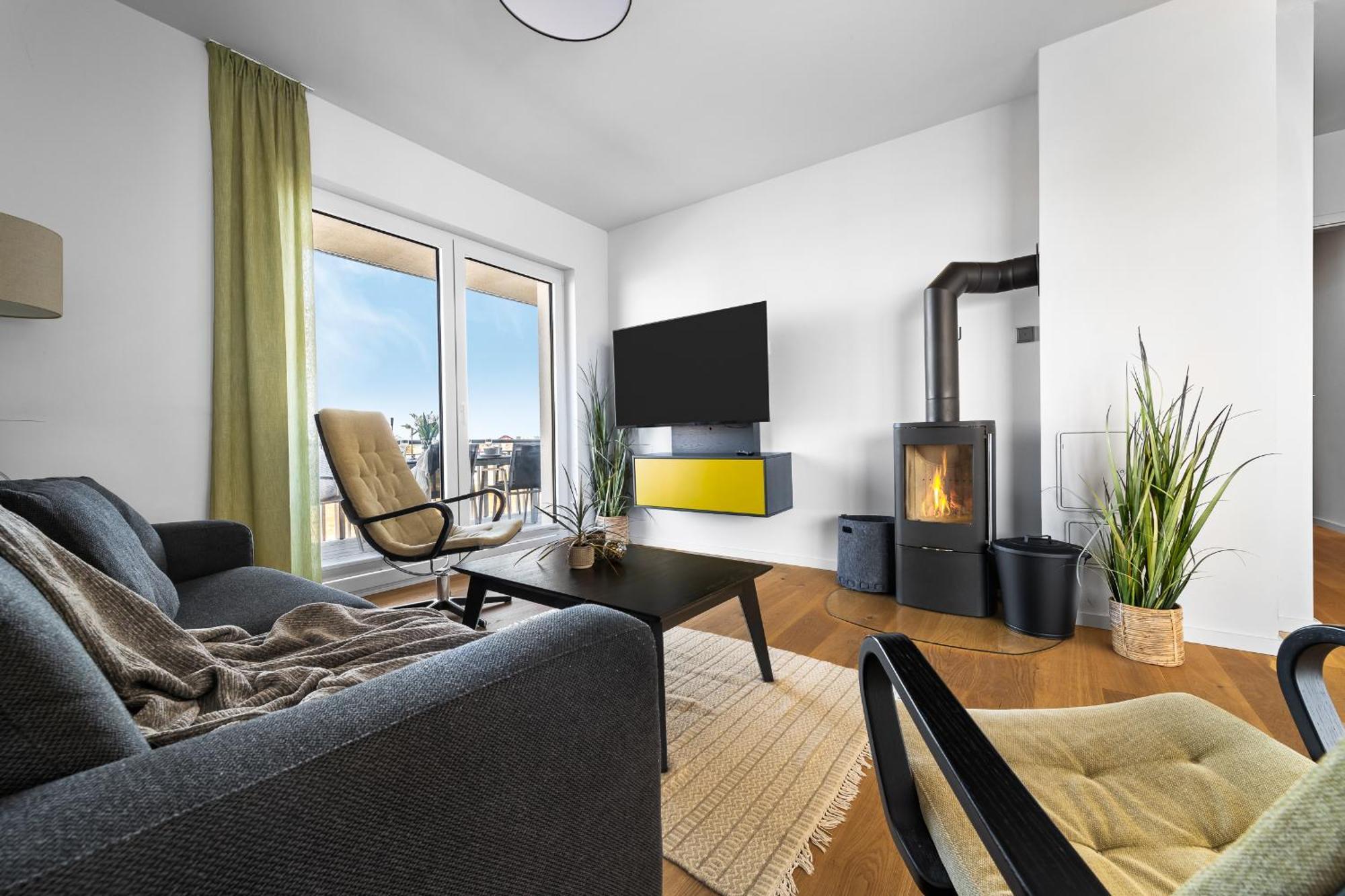 Ocean Star- 1 Og, Balkon, Hafenblick, Kamin Apartment ออลเพนิทซ์ ภายนอก รูปภาพ