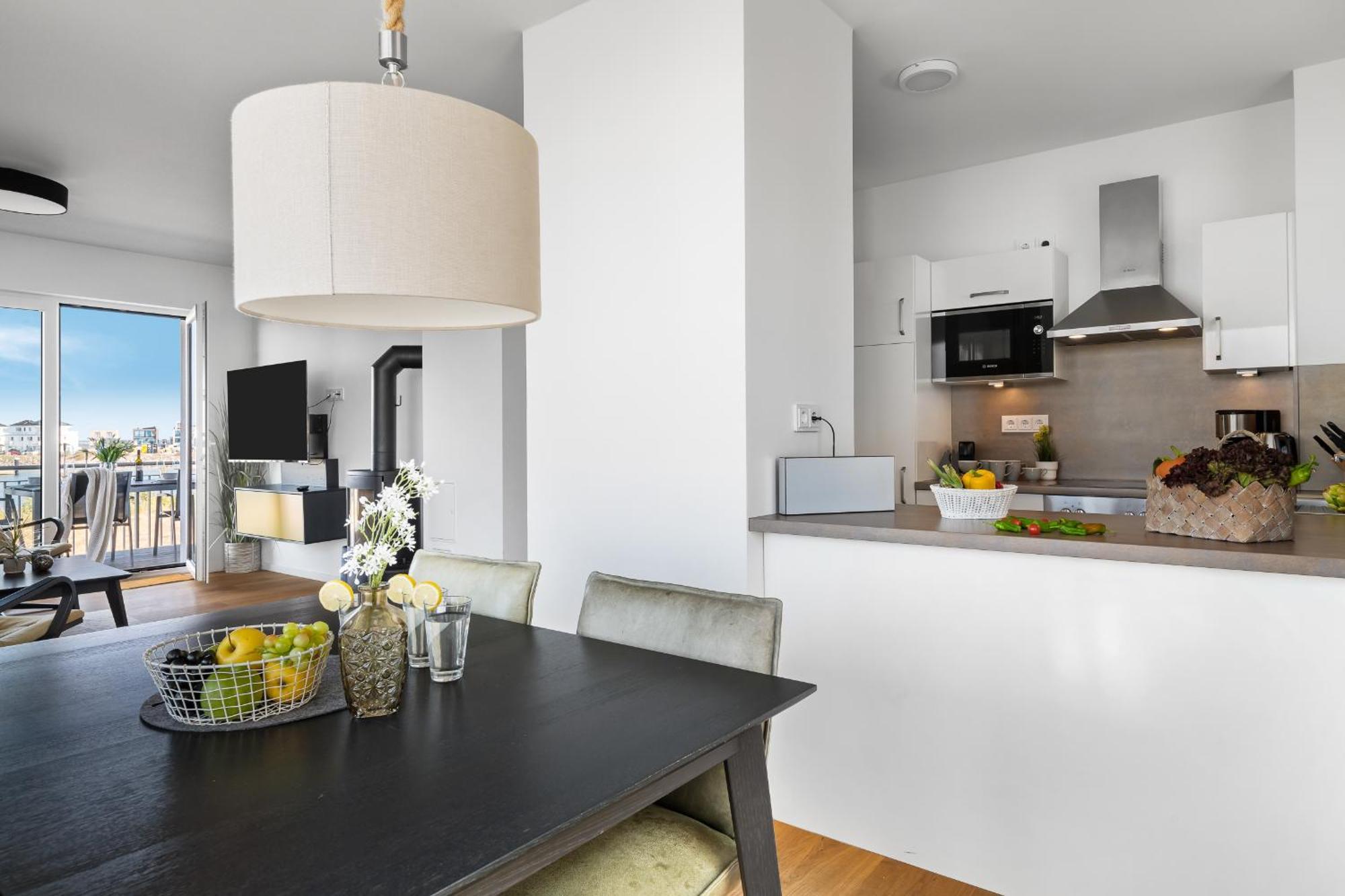Ocean Star- 1 Og, Balkon, Hafenblick, Kamin Apartment ออลเพนิทซ์ ภายนอก รูปภาพ