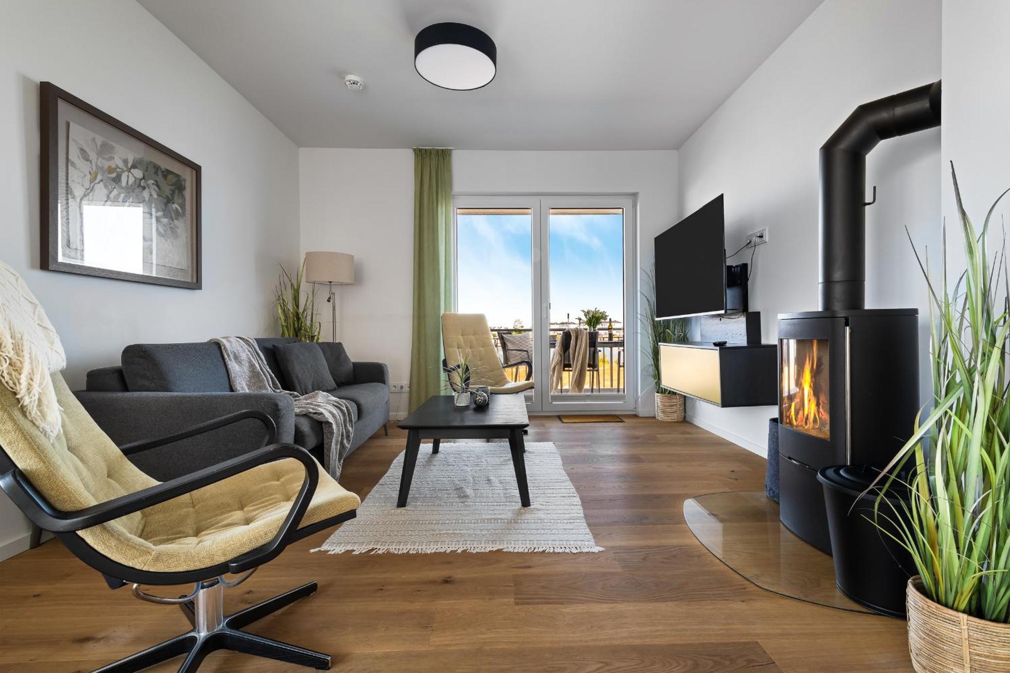 Ocean Star- 1 Og, Balkon, Hafenblick, Kamin Apartment ออลเพนิทซ์ ภายนอก รูปภาพ